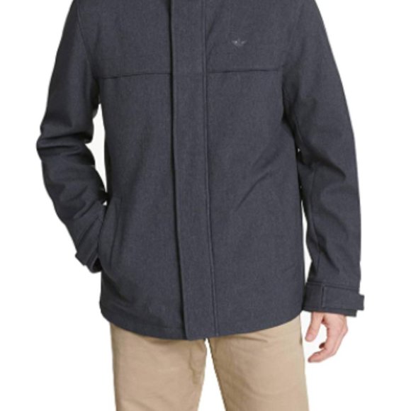 Dockers Men's Dwight Soft Shell Bib Jacket - Picture 4 of 7